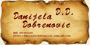 Danijela Dobrenović vizit kartica